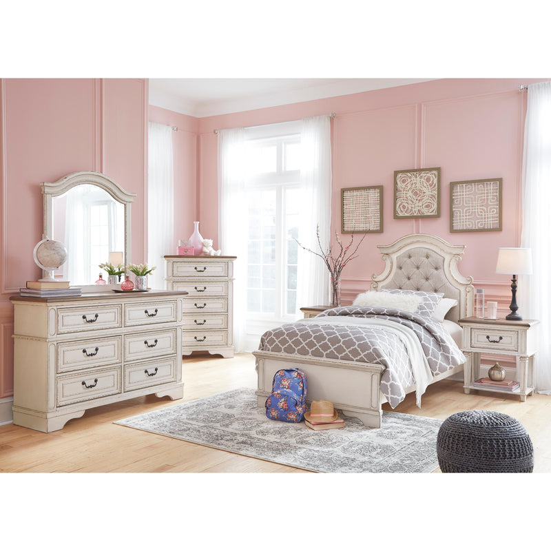 Signature Design by Ashley Realyn 6-Drawer Kids Dresser with Mirror B743-21/B743-26 IMAGE 4
