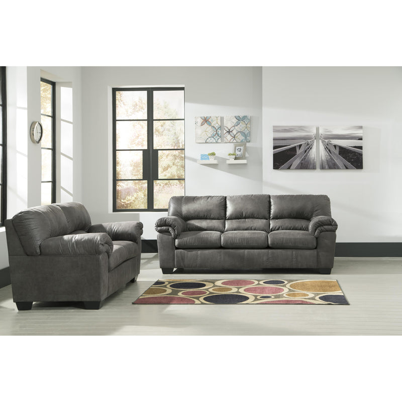 Signature Design by Ashley Bladen Stationary Leather Look Loveseat 1202135 IMAGE 2