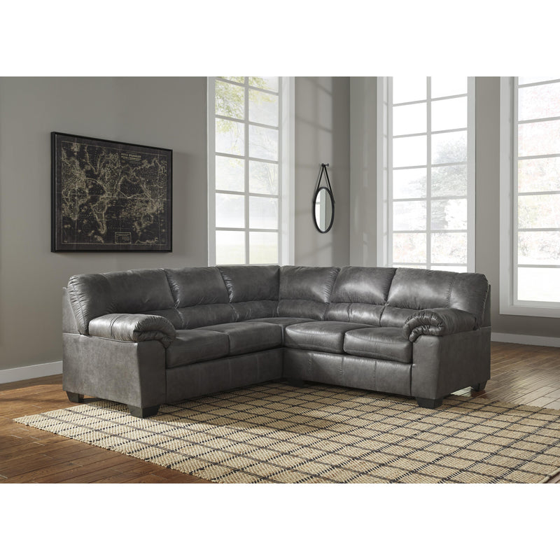 Signature Design by Ashley Bladen Leather Look 2 pc Sectional 1202166/1202156 IMAGE 2