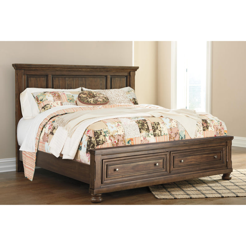 Signature Design by Ashley Flynnter Queen Panel Bed with Storage B719-57/B719-74/B719-98 IMAGE 2