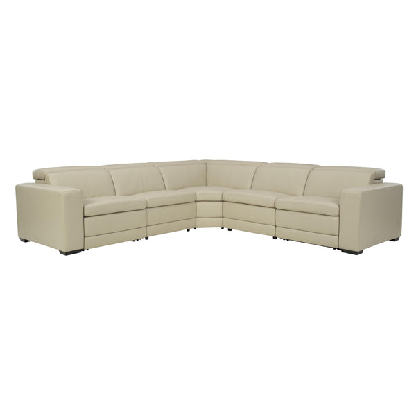 Signature Design by Ashley Texline Power Reclining Leather 6 pc Sectional U5960422/U5960446/U5960477/U5960446/U5960421/U5960423 IMAGE 1