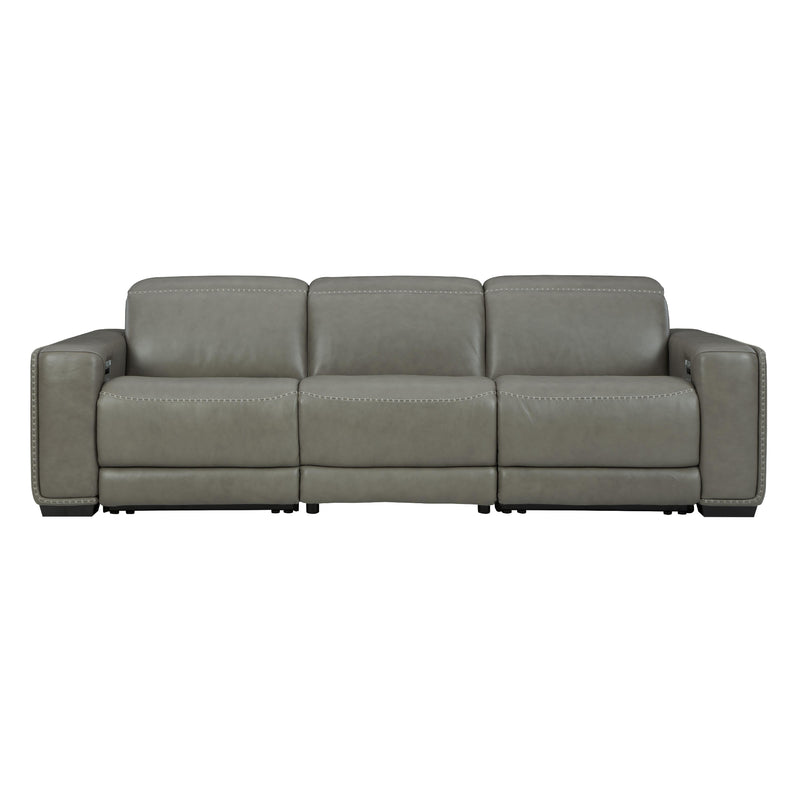 Signature Design by Ashley Correze Power Reclining Leather 3 pc Sectional U9420258/U9420246/U9420262 IMAGE 4