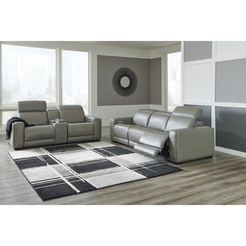 Signature Design by Ashley Correze Power Reclining Leather 3 pc Sectional U9420258/U9420246/U9420262 IMAGE 9