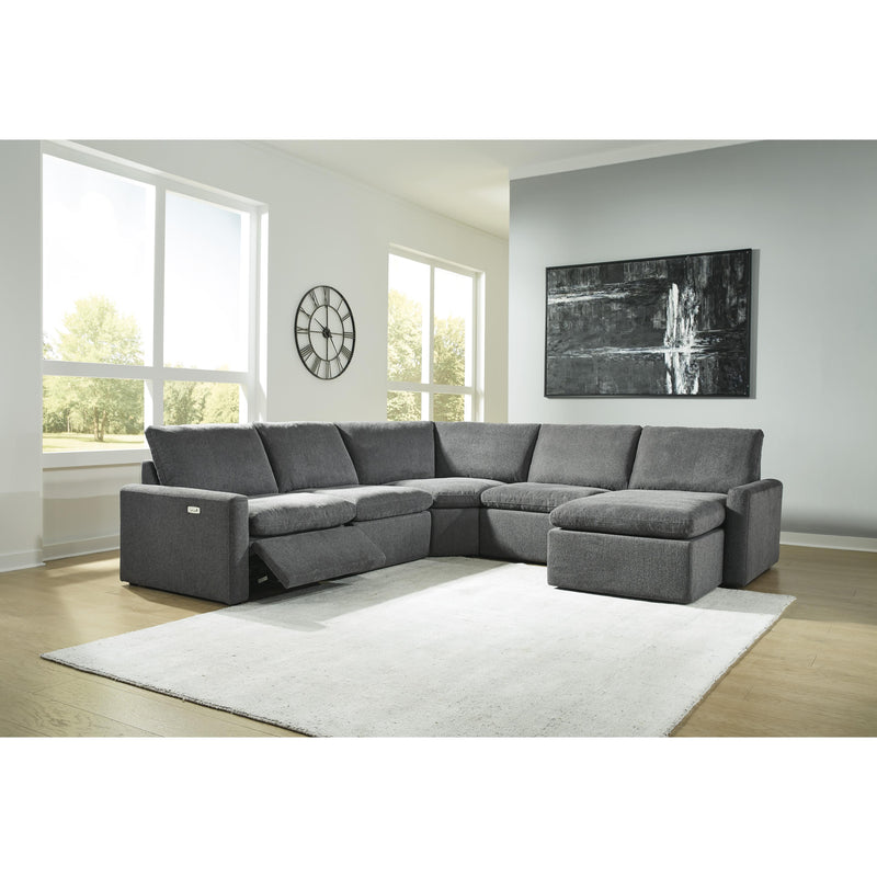 Signature Design by Ashley Hartsdale Power Reclining Fabric 5 pc Sectional 6050858/6050831/6050877/6050846/6050817 IMAGE 3