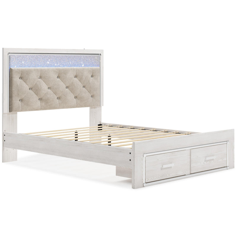 Signature Design by Ashley Altyra Queen Upholstered Panel Bed with Storage B2640-57/B2640-54S/B2640-95/B100-13 IMAGE 4