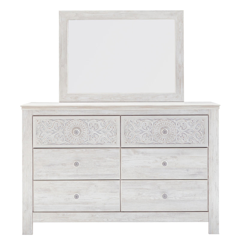 Signature Design by Ashley Paxberry 6-Drawer Dresser with Mirror B181-31/B181-36 IMAGE 2