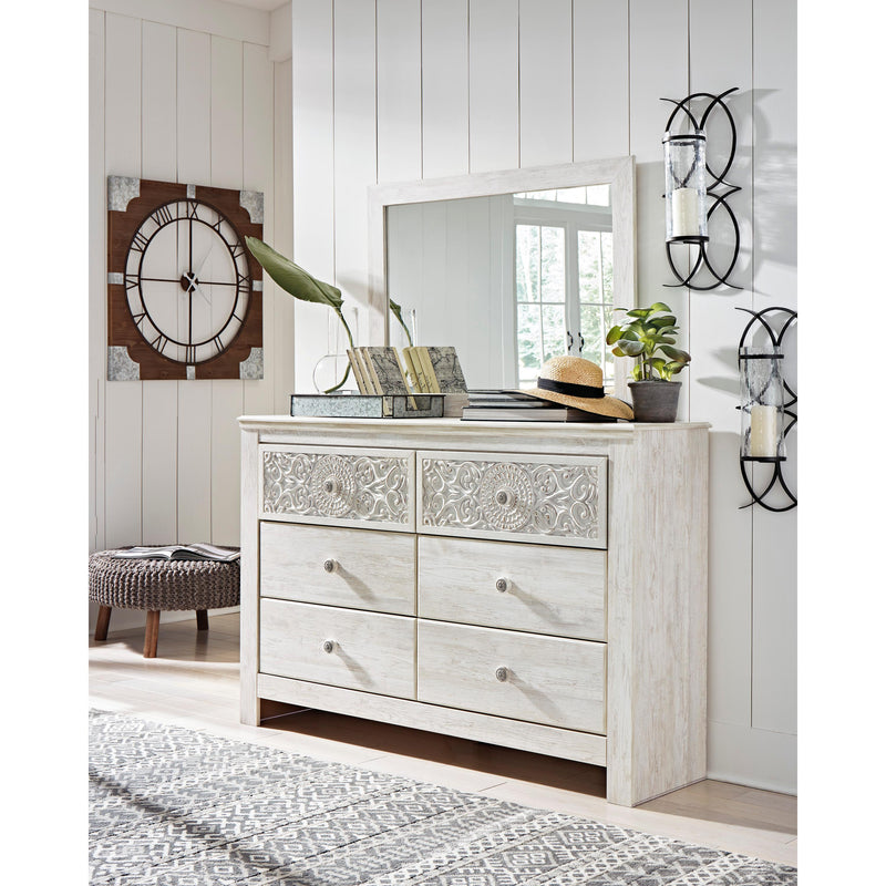 Signature Design by Ashley Paxberry 6-Drawer Dresser with Mirror B181-31/B181-36 IMAGE 3