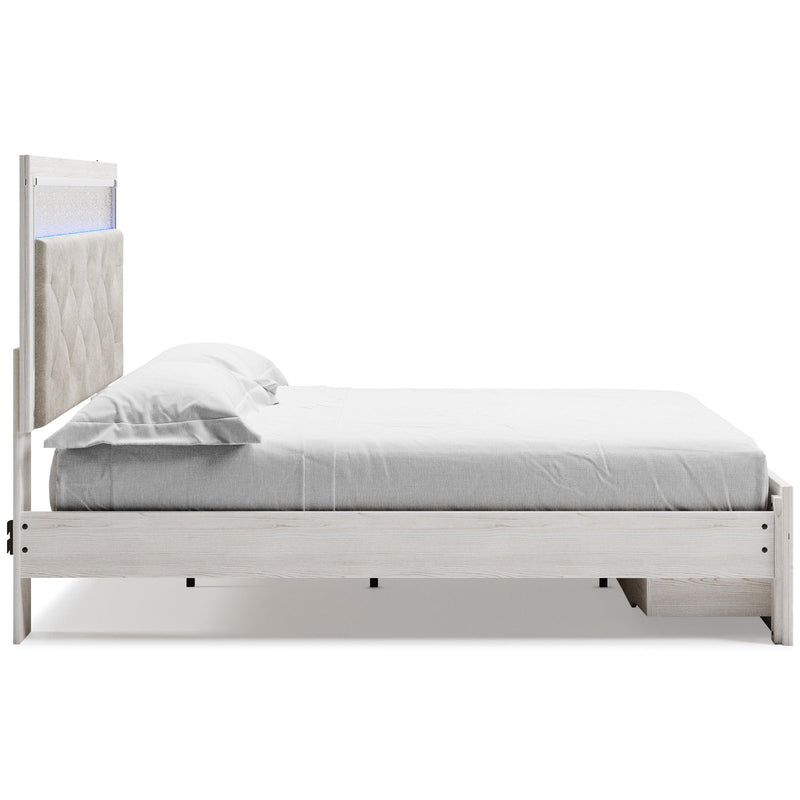 Signature Design by Ashley Altyra King Upholstered Panel Bed with Storage B2640-58/B2640-56S/B2640-95/B100-14 IMAGE 3