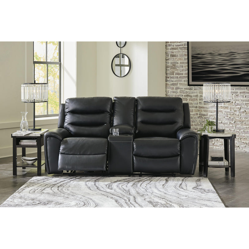 Signature Design by Ashley Warlin Power Reclining Leather Look Loveseat 6110518 IMAGE 7
