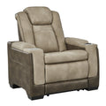  Manufacturer Color_Sand  -- Next Gen DuraPella Power Leather Look Recliner IMAGE 1