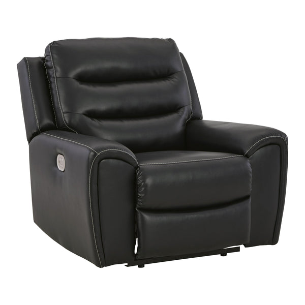 Signature Design by Ashley Warlin Power Leather Look Recliner 6110513 IMAGE 1