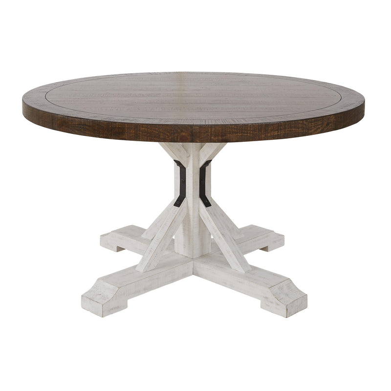 Signature Design by Ashley Round Valebeck Dining Table with Pedestal Base D546-50T/D546-50B IMAGE 2