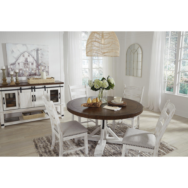 Signature Design by Ashley Round Valebeck Dining Table with Pedestal Base D546-50T/D546-50B IMAGE 8