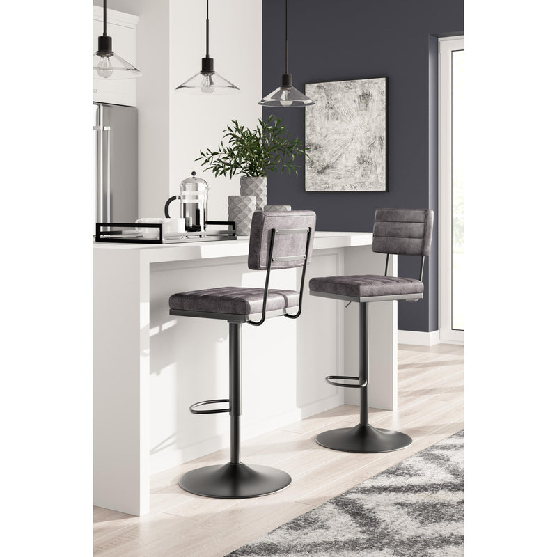 Signature Design by Ashley Strumford Pub Height Stool D119-630 IMAGE 2