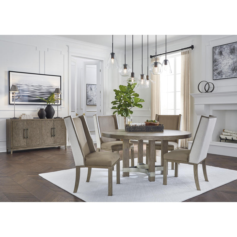 Signature Design by Ashley Round Chrestner Dining Table with Pedestal Base D983-50 IMAGE 7