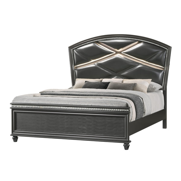 Crown Mark Adira King Upholstered Bed B7880-K-FB/B7880-K-HB/B7880-KQ-RAIL IMAGE 1