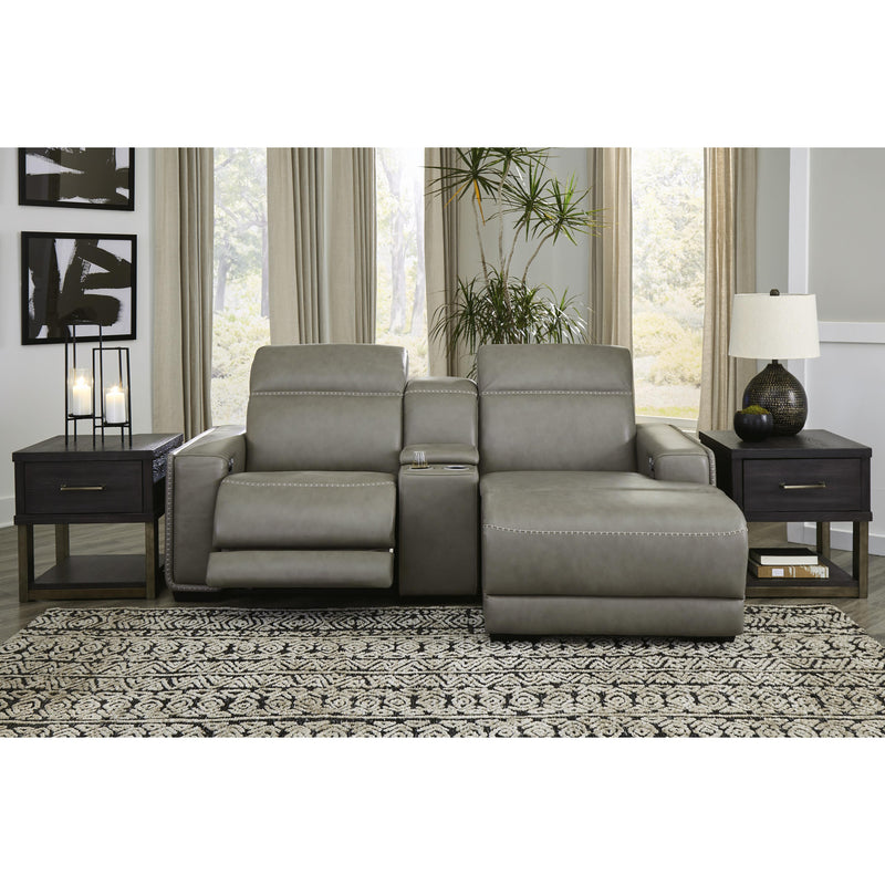 Signature Design by Ashley Correze Power Reclining Leather 3 pc Sectional U9420257/U9420258/U9420297 IMAGE 1