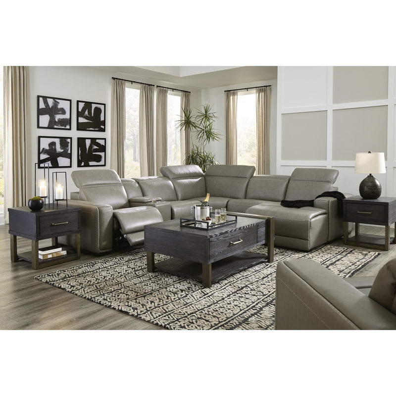 Signature Design by Ashley Correze Power Reclining Leather 6 pc Sectional U9420258/U9420257/U9420246A/U9420277/U9420246/U9420297 IMAGE 4