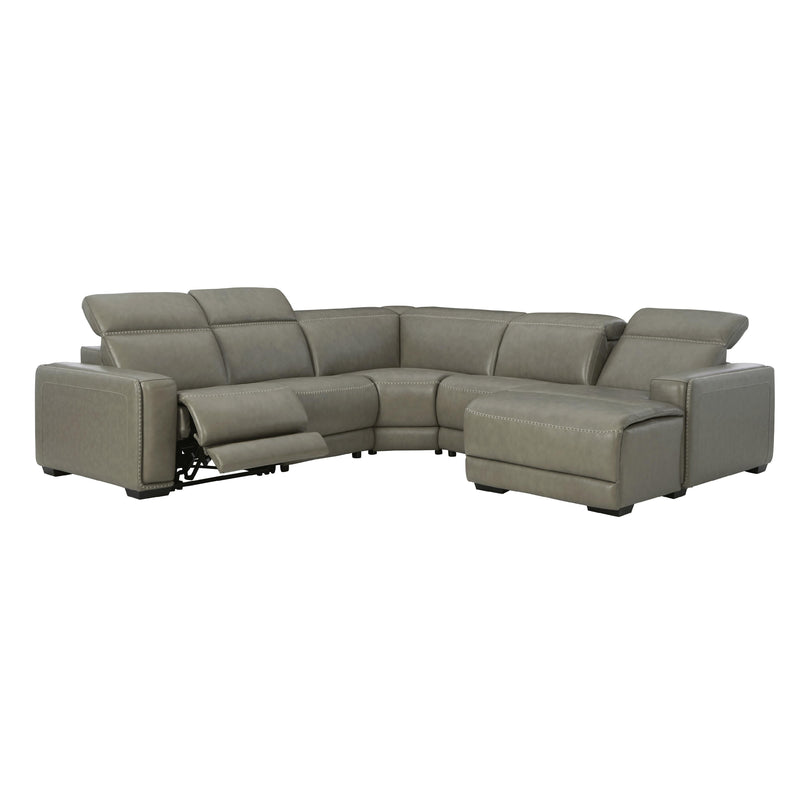 Signature Design by Ashley Correze Power Reclining Leather 5 pc Sectional U9420246/U9420246A/U9420258/U9420277/U9420297 IMAGE 1