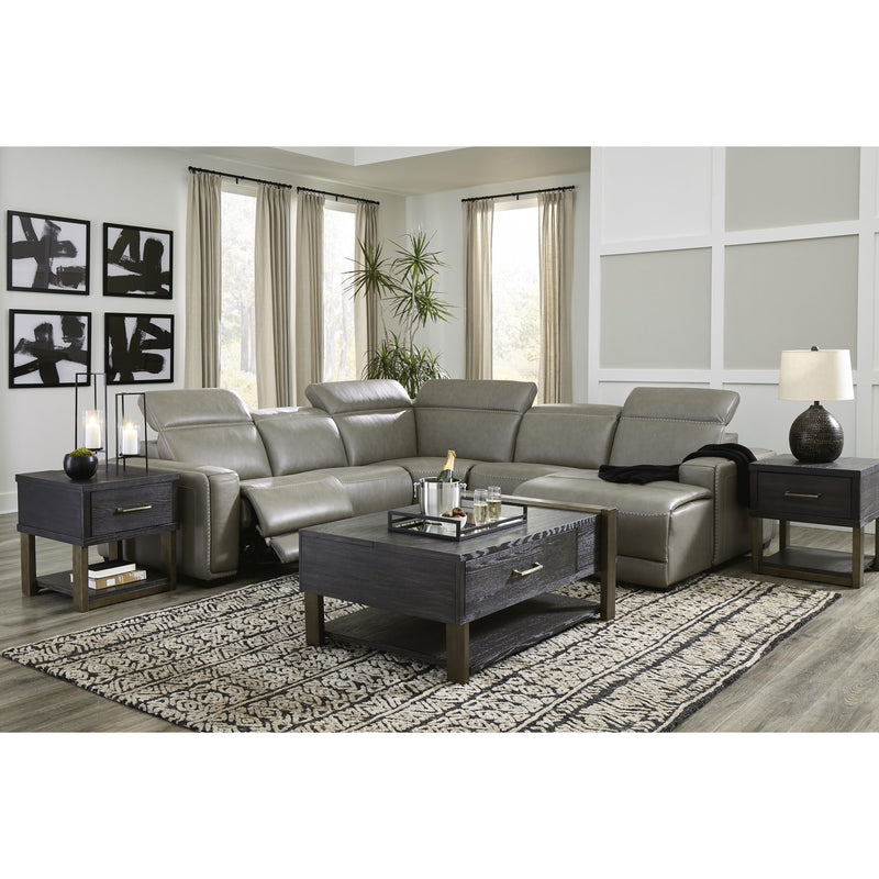 Signature Design by Ashley Correze Power Reclining Leather 5 pc Sectional U9420246/U9420246A/U9420258/U9420277/U9420297 IMAGE 3