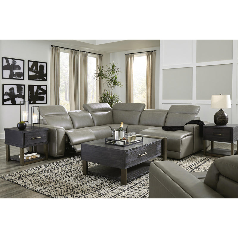 Signature Design by Ashley Correze Power Reclining Leather 5 pc Sectional U9420246/U9420246A/U9420258/U9420277/U9420297 IMAGE 5