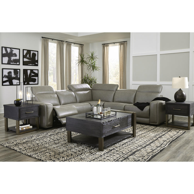 Signature Design by Ashley Correze Power Reclining Leather 5 pc Sectional U9420258/U9420246A/U9420277/U9420246/U9420262 IMAGE 4