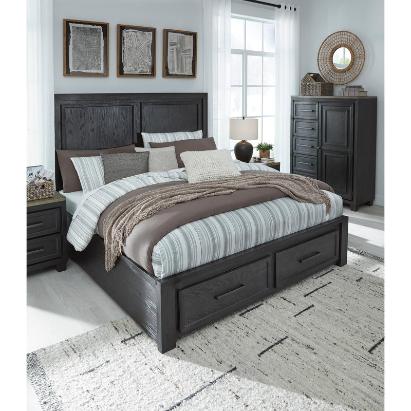 Signature Design by Ashley Foyland King Panel Bed with Storage B989-58/B989-56S/B989-97 IMAGE 9