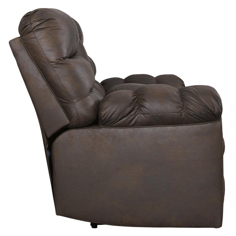 Signature Design by Ashley Derwin Reclining Leather Look Loveseat 2840194 IMAGE 4