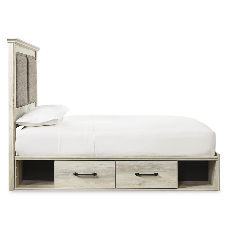 Signature Design by Ashley Cambeck Queen Upholstered Panel Bed with Storage B192-157/B192-54/B192-60/B192-60/B100-13 IMAGE 3