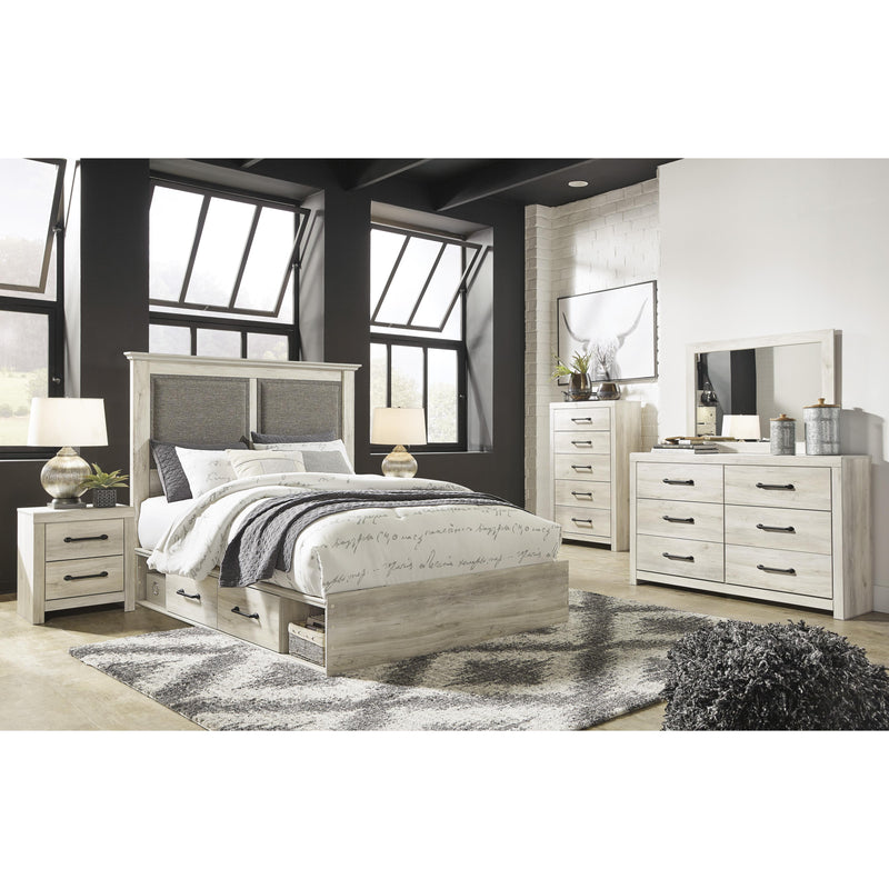 Signature Design by Ashley Cambeck Queen Upholstered Panel Bed with Storage B192-157/B192-54/B192-60/B192-60/B100-13 IMAGE 6