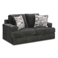  Manufacturer Color_Smoke  Motion Type_Stationary  -- Karinne Stationary Fabric Loveseat IMAGE 1