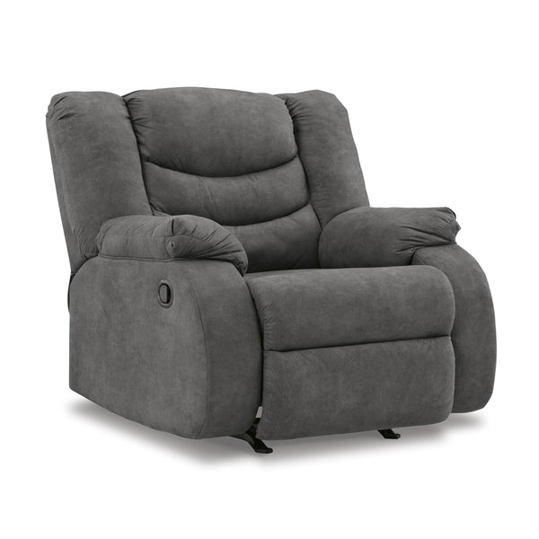 Signature Design by Ashley Partymate Rocker Fabric Recliner 3690325 IMAGE 1
