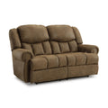  Manufacturer Color_Auburn  Motion Type_Power Recline  -- Boothbay Reclining Leather Look Loveseat IMAGE 1