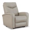  Manufacturer Color_Dove Grey  Motion Type_Power  -- Ryversans Power Leather Look Recliner IMAGE 1