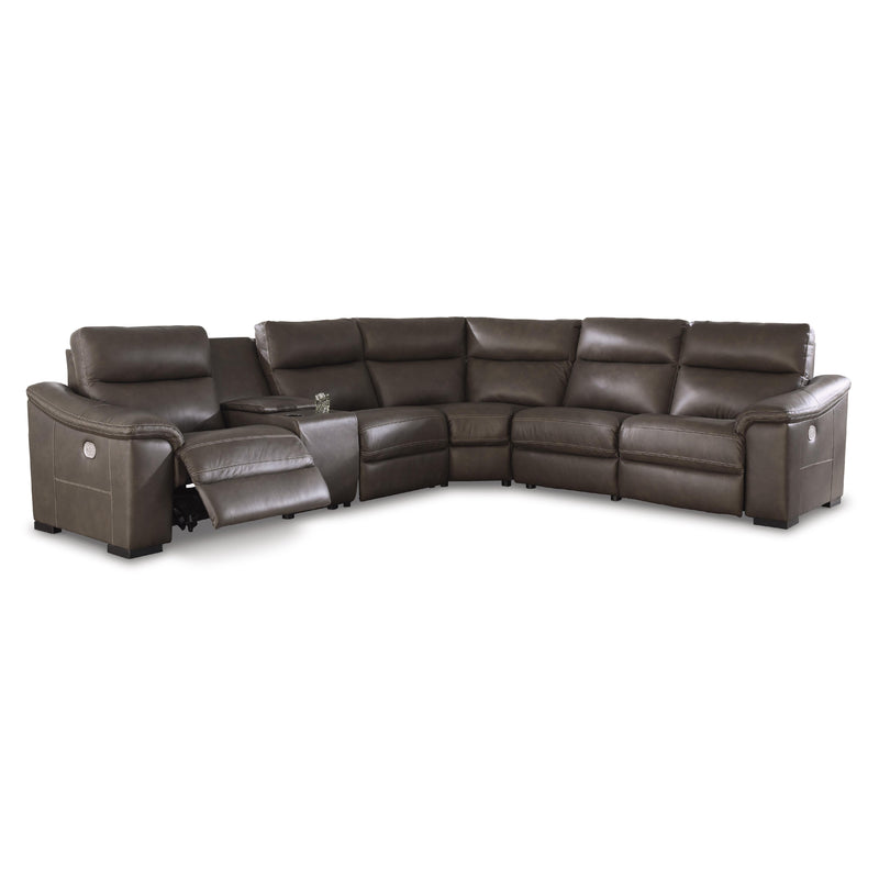 Signature Design by Ashley Salvatore Power Reclining 6 pc Sectional U2630131/U2630146/U2630157/U2630158/U2630162/U2630177 IMAGE 1