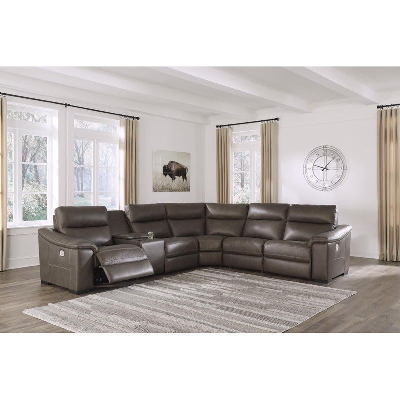 Signature Design by Ashley Salvatore Power Reclining 6 pc Sectional U2630131/U2630146/U2630157/U2630158/U2630162/U2630177 IMAGE 3