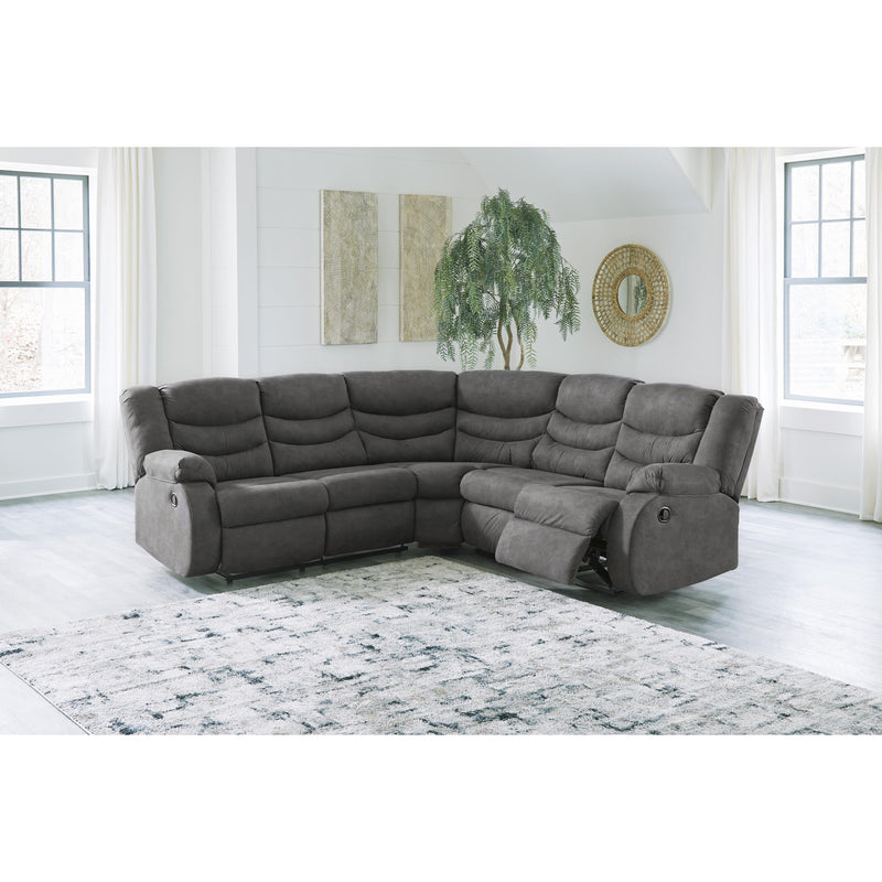 Signature Design by Ashley Partymate Reclining Leather Look 2 pc Secti