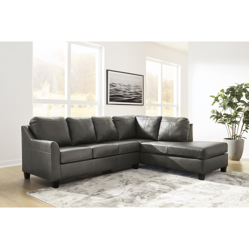 Signature Design by Ashley Valderno 2 pc Sectional 4780466/4780417 IMAGE 3