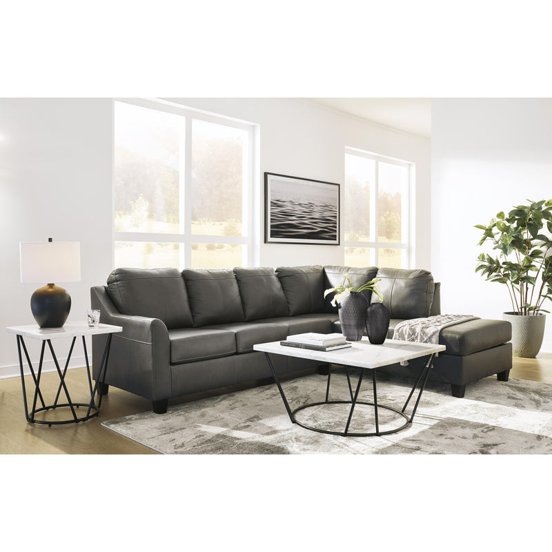 Signature Design by Ashley Valderno 2 pc Sectional 4780466/4780417 IMAGE 5