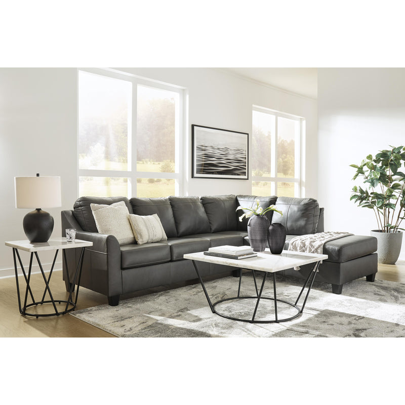 Signature Design by Ashley Valderno 2 pc Sectional 4780466/4780417 IMAGE 6