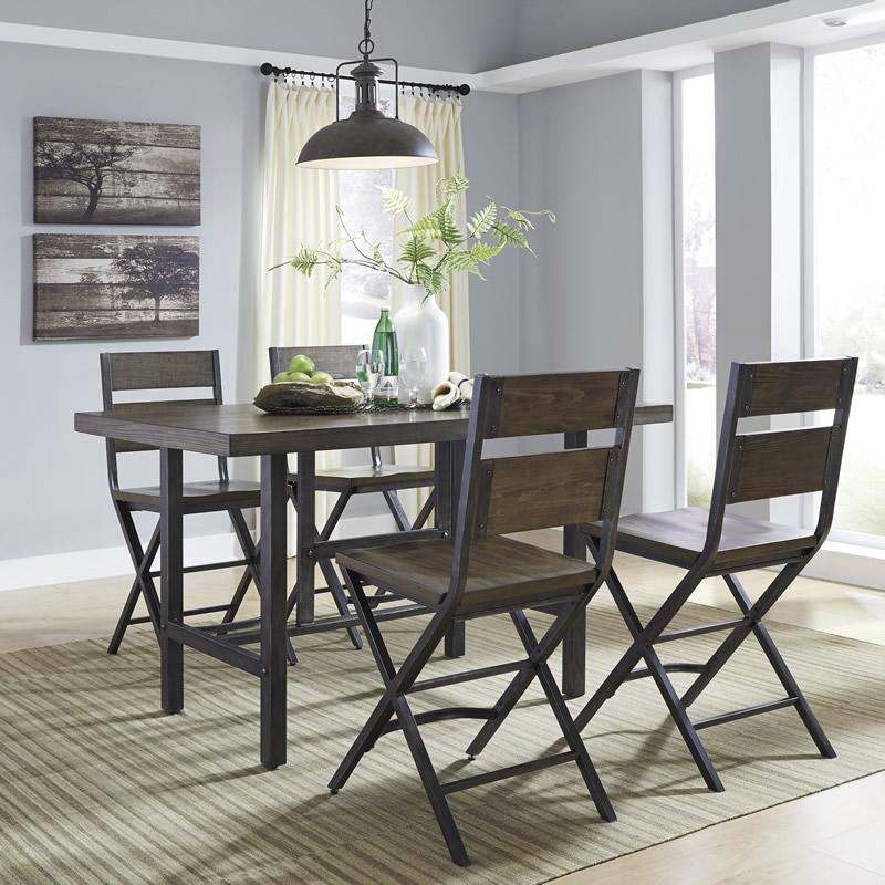 Signature Design by Ashley Kavara D469 5 pc Counter Height Dining Set IMAGE 1